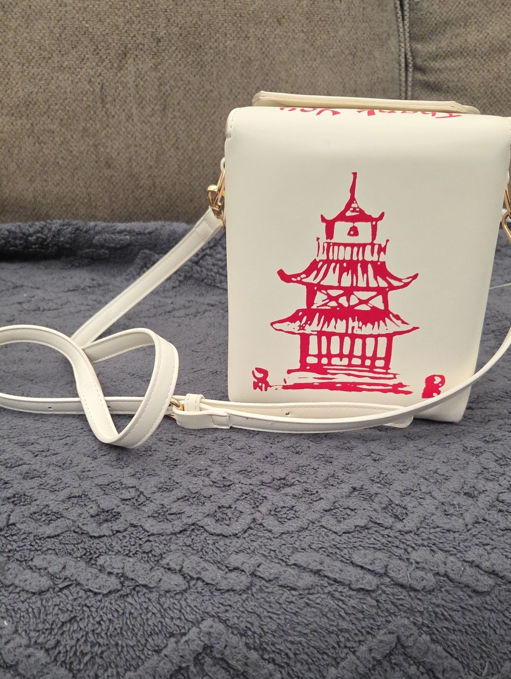 White Take Out Purse